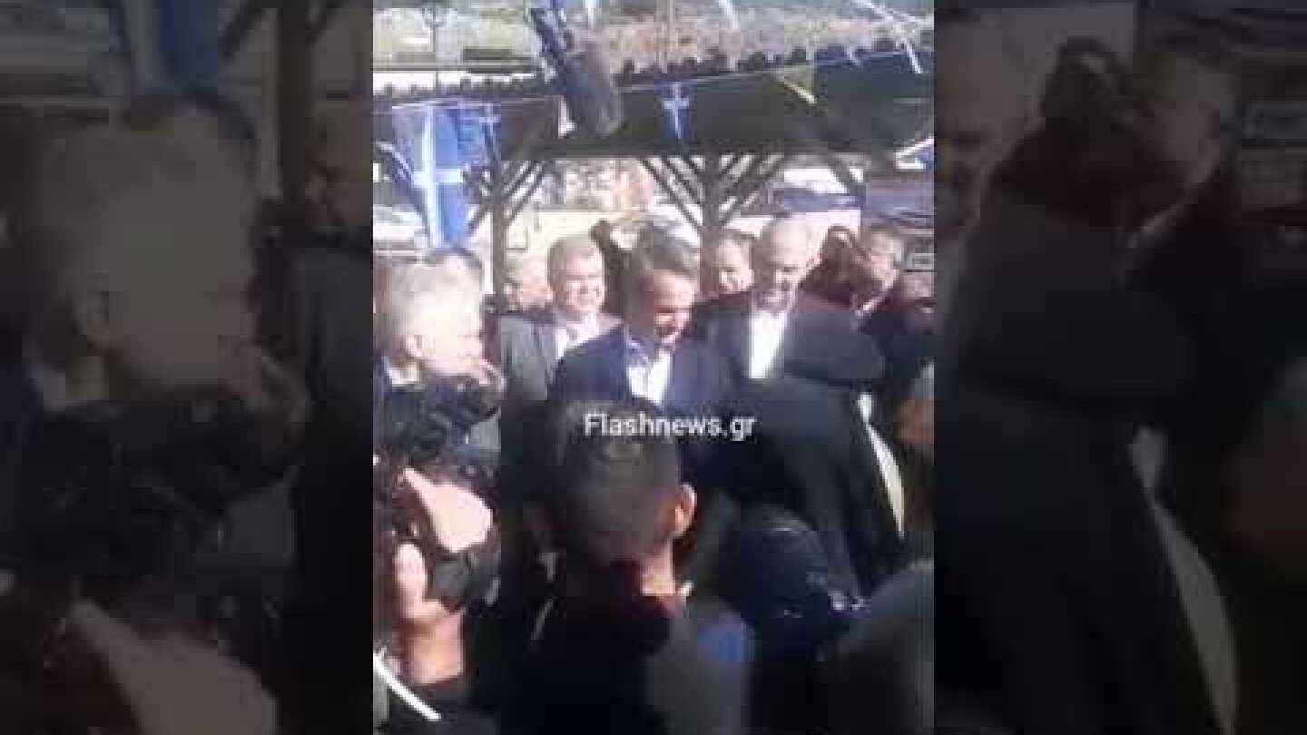 Κυριάκος Μητσοτάκης στον αγιασμό υδάτων στη Γαύδο