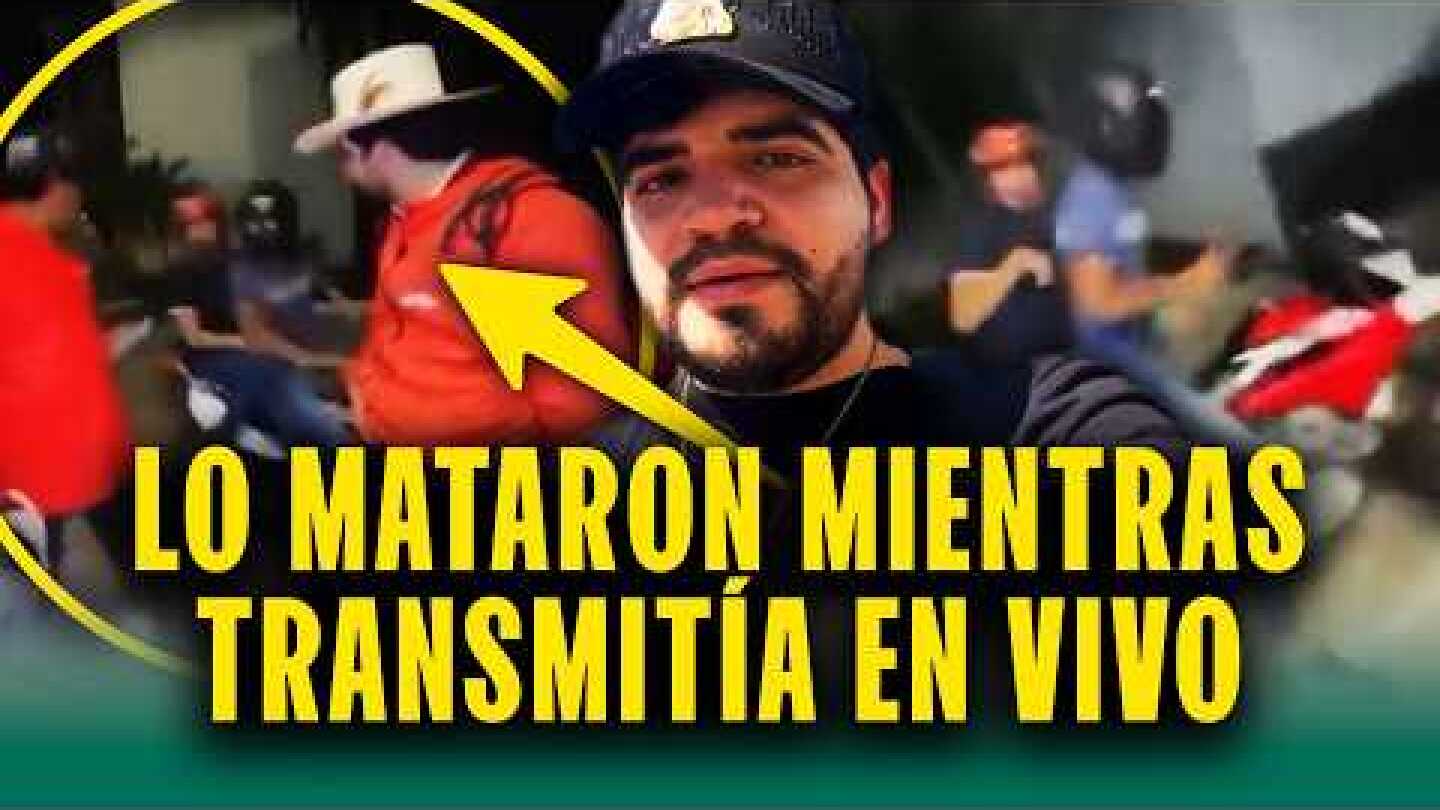 Asesinan a balazos al influencer César Gastélum mientras transmitía en vivo y criminales se fugan