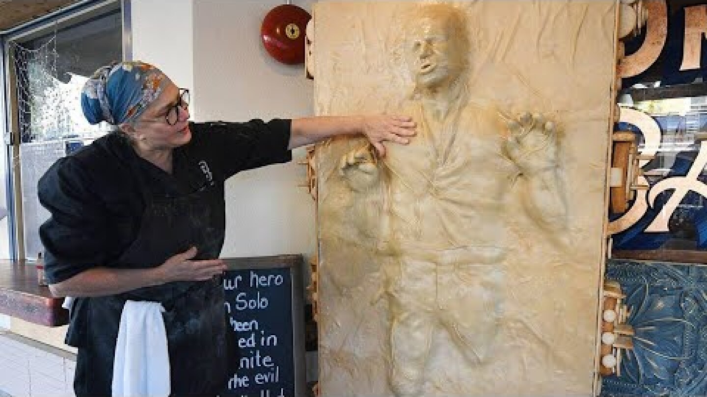 'Pan Solo': California baker creates life-sized Han Solo out of bread
