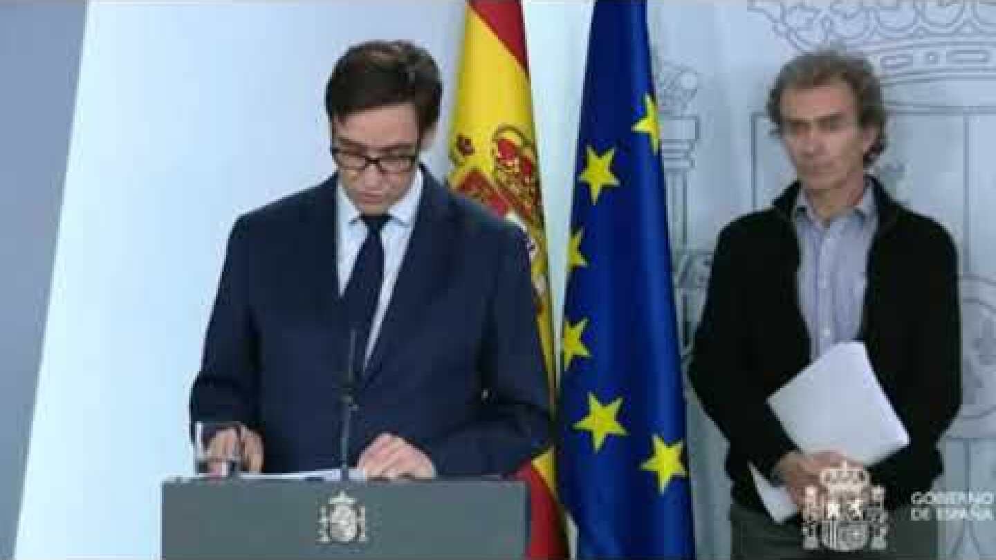 Salvador Illa / Estado de alarma / 15 de Marzo 2020