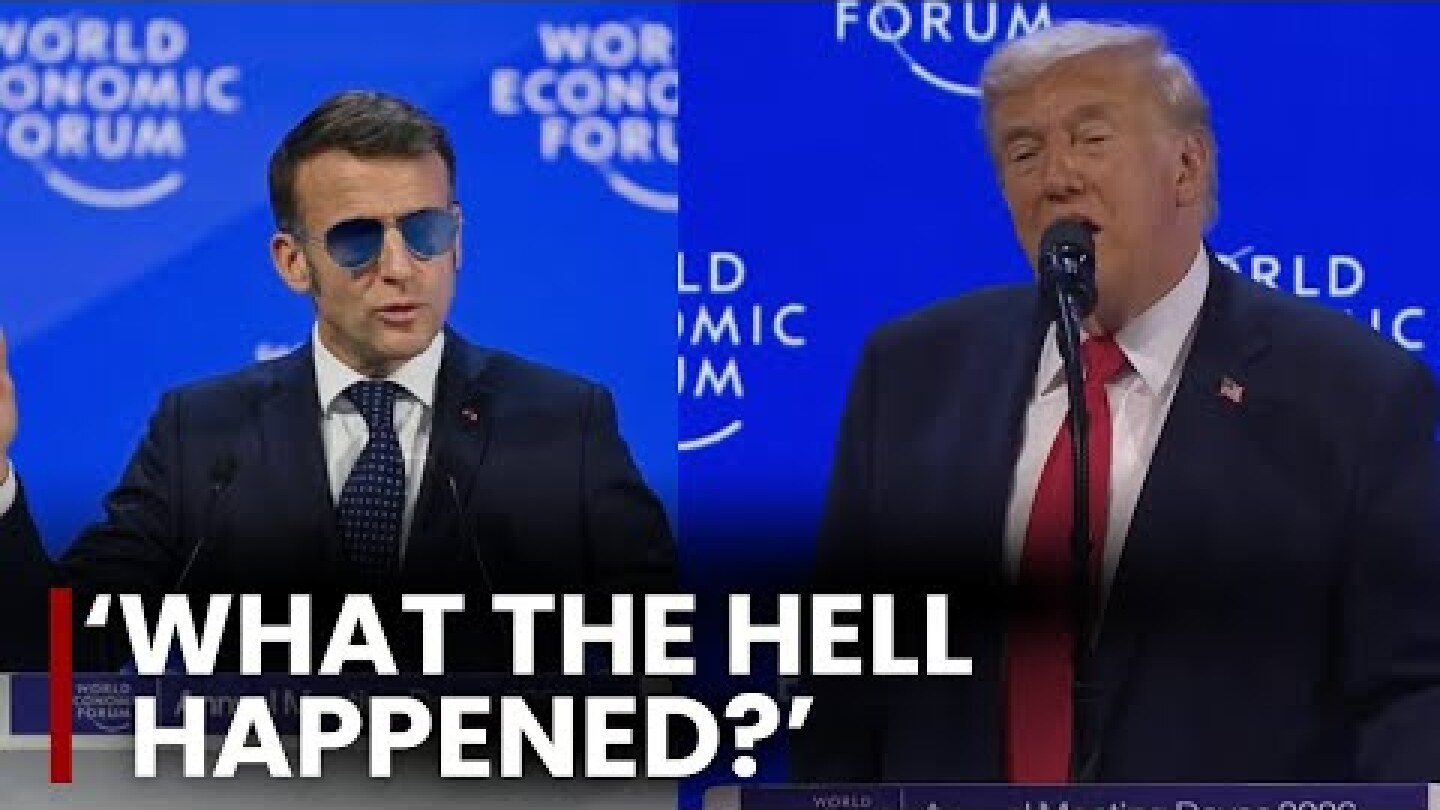 Donald Trump On Macron's Glasses: 'Beautiful, But What The Hell Happened?'