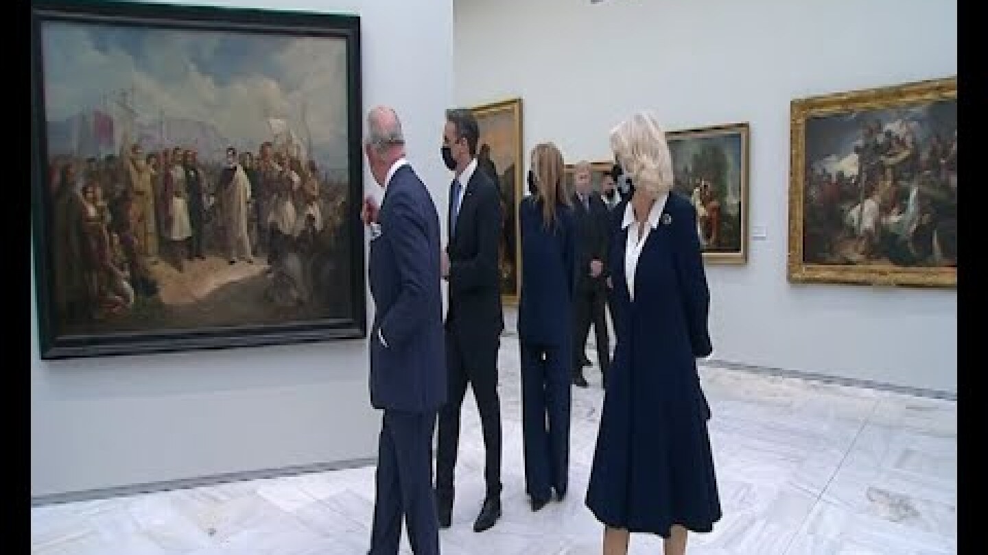 Ξενάγηση των υψηλών προσκεκλημένων στην Εθνική Πινακοθήκη