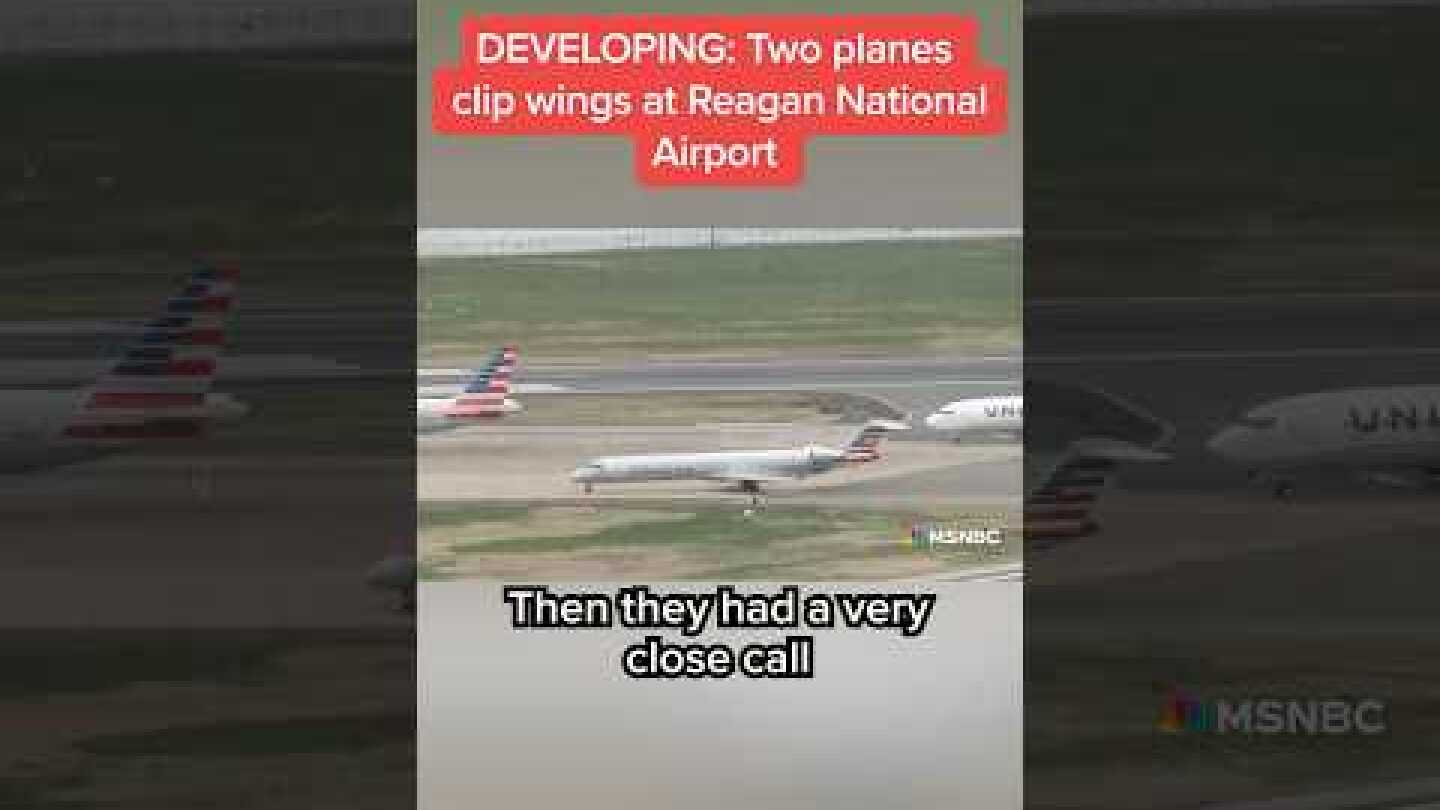 DEVELOPING: Two planes clip wings at Reagan National Airport
