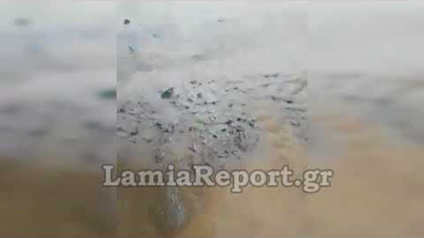 LamiaReport.gr: Έργα στην οδό Στυλίδος μετά από βροχή