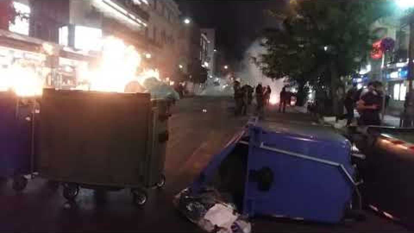 Πειραιάς - Επεισόδια στην πορεία μνήμης του Παύλου Φύσσα