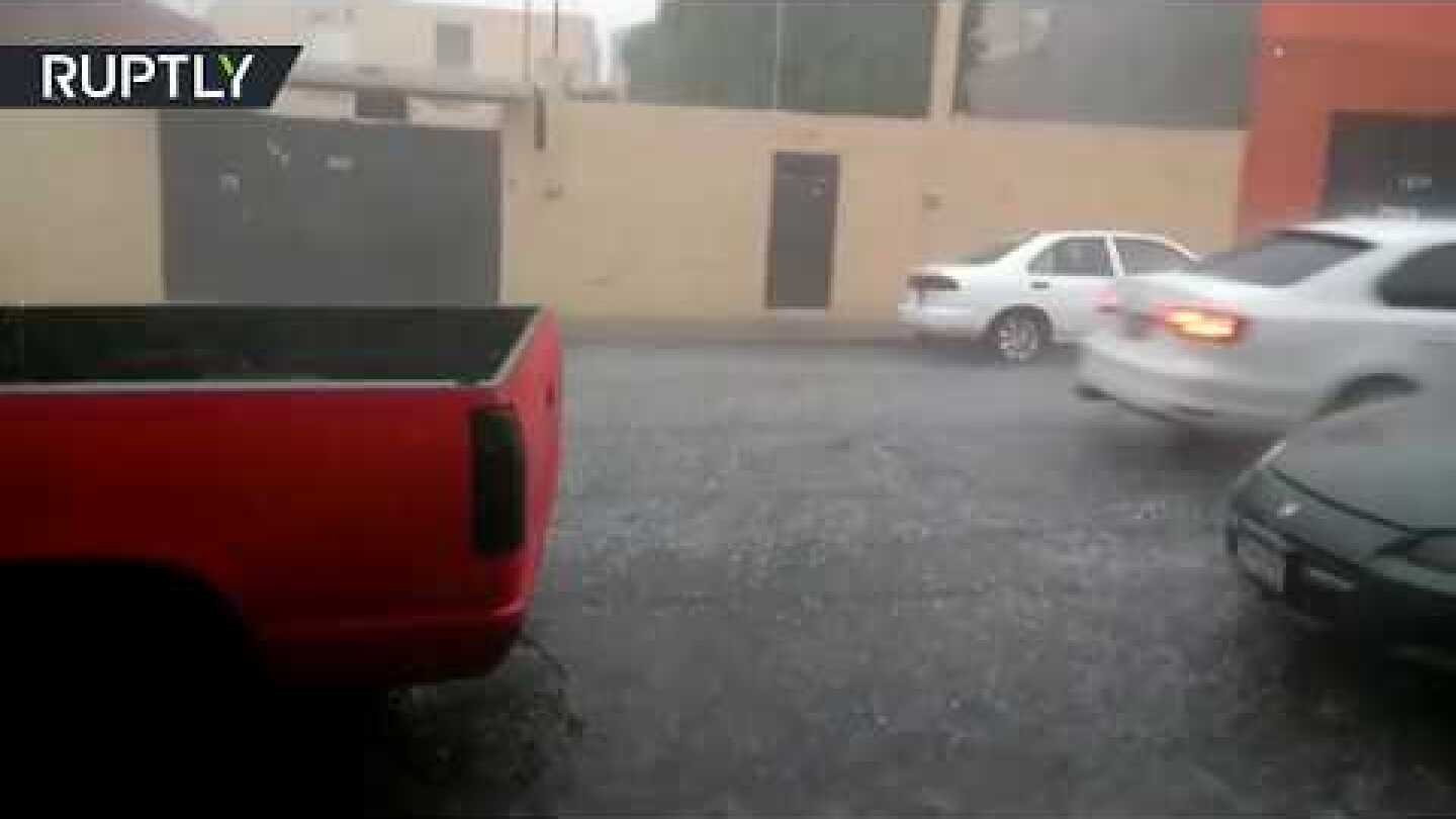 Hailstorm in June? What kinda summer is that? Oh, right, it's 2020