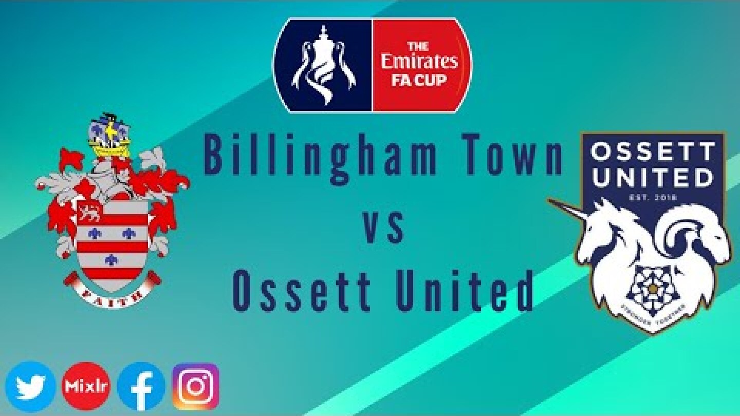 Billingham Town vs Ossett United - 24/08/2019