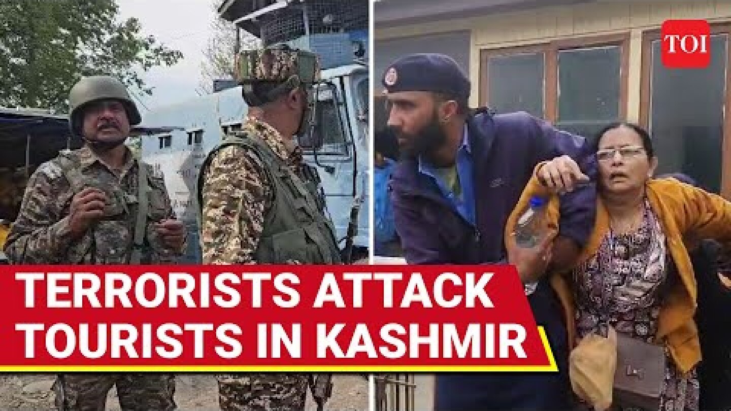 Kashmir: Big Terrorist Attack On Tourists In Pahalgam; Several Visitors Injured, Gunmen Flee | J&K