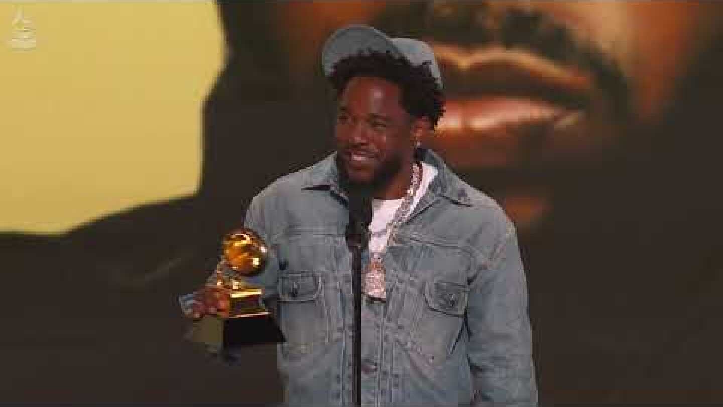 KENDRICK LAMAR Wins Record Of The Year For "NOT LIKE US" | 2025 GRAMMYs Acceptance Speech