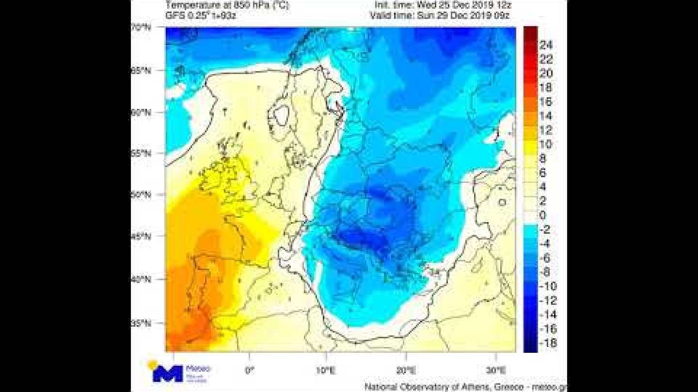 Meteo.gr: Ζηνοβία: Κίνηση ψυχρών αερίων μαζών 26-30/12/2019