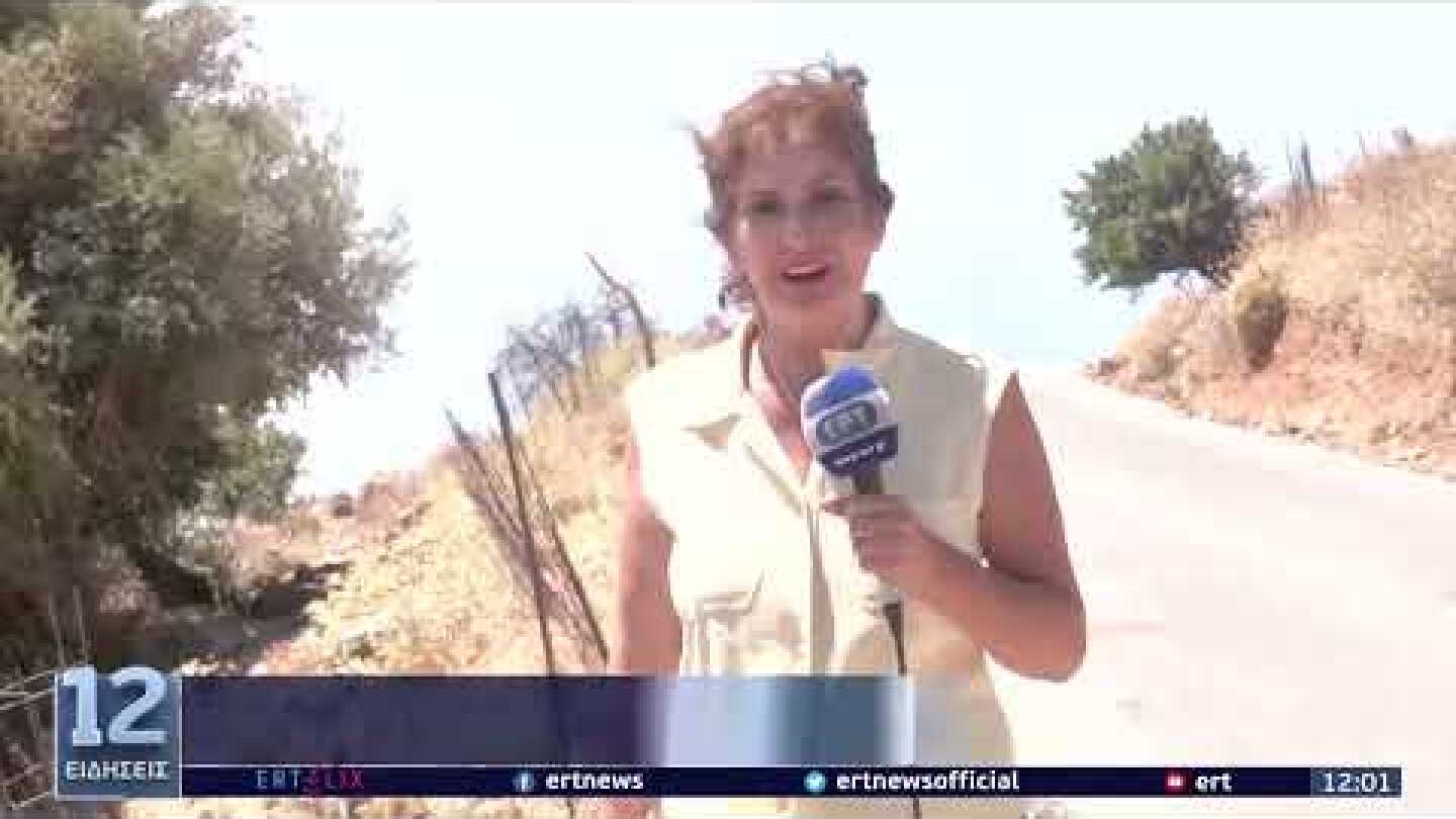 Φωτιά στον Αγ. Βασίλειο Ρεθύμνου - Μάχη με αναζωπυρώσεις | 16/7/22 | ΕΡΤ