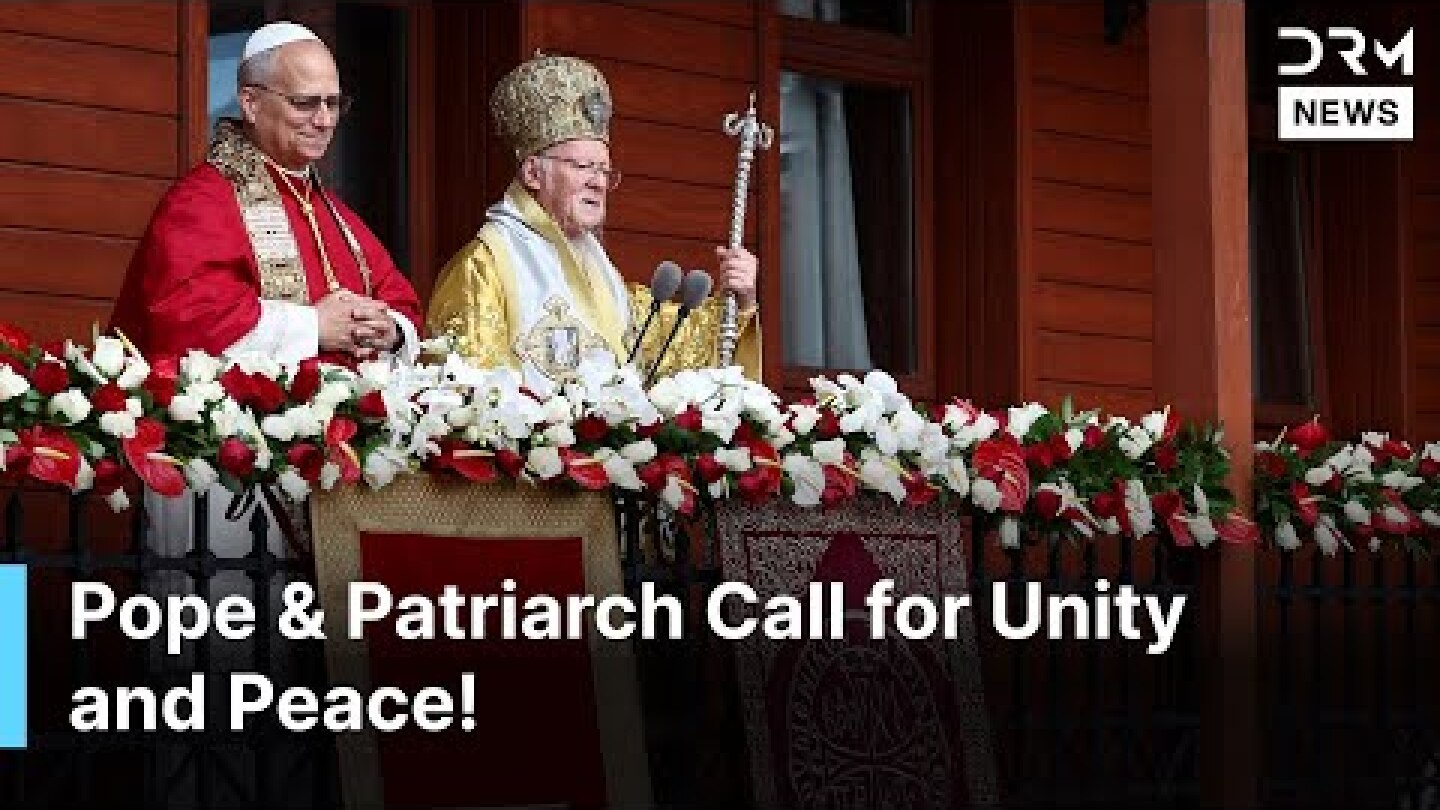 HISTORIC REMARKS: Pope Leo & Patriarch Bartholomew Deliver Powerful Messages on Human Dignity | AK1Z
