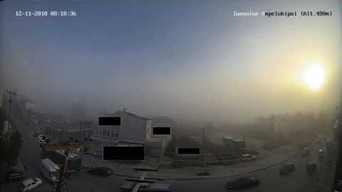 Ioannina - Advection Fog (timelapse)