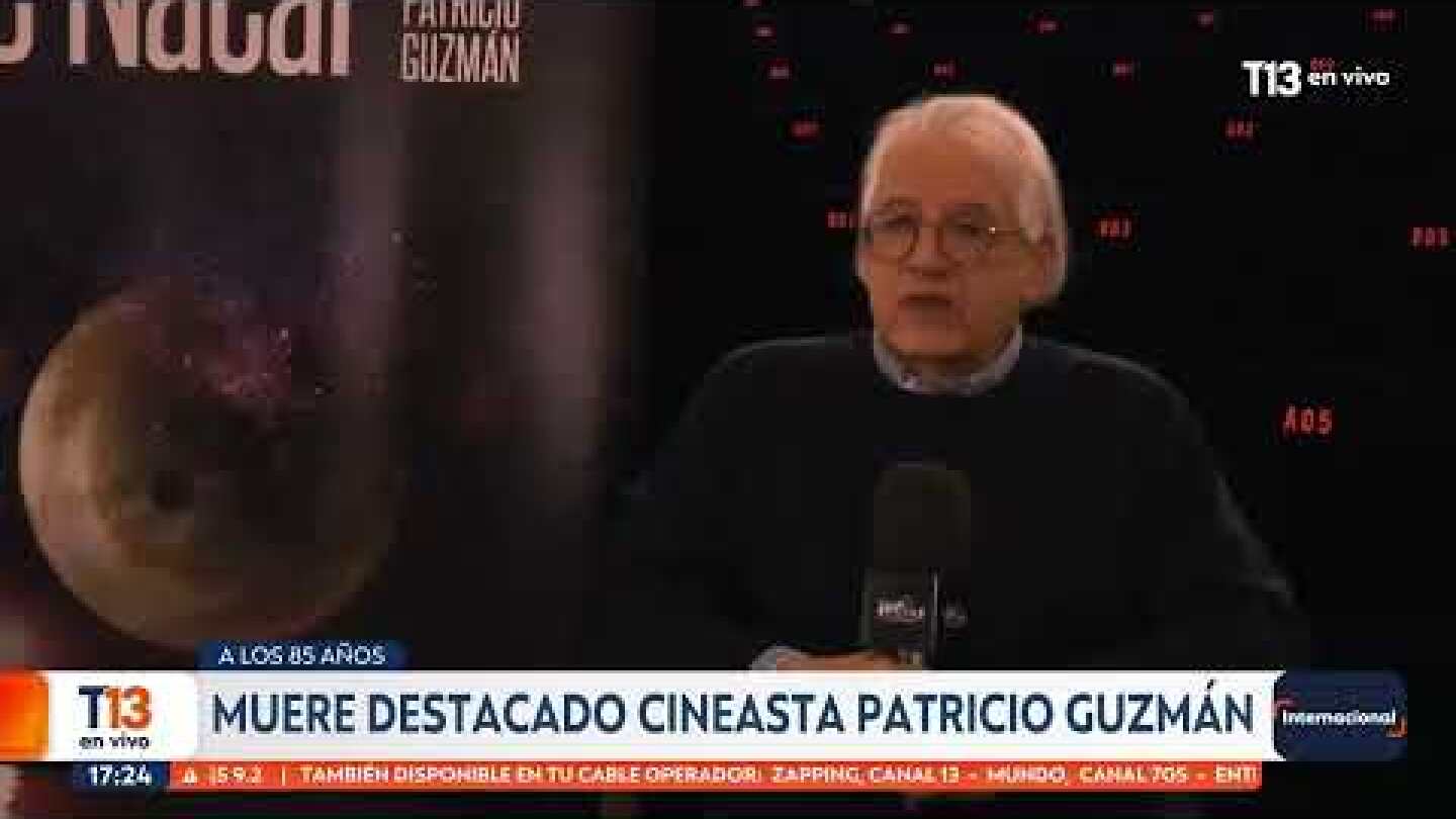 Muere destacado cineasta Patricio Guzmán