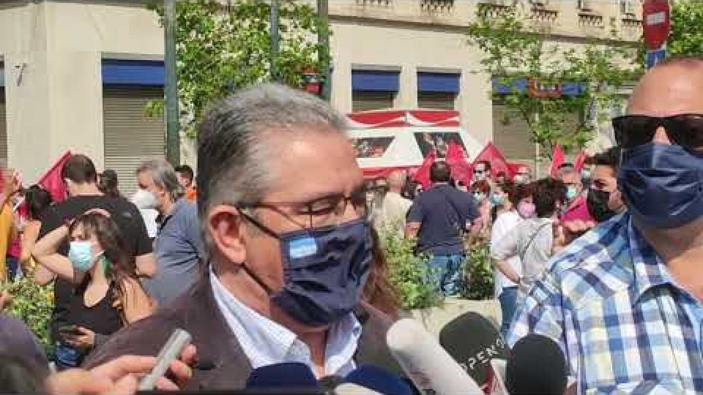 ΔΗΛΩΣΗ ΤΟΥ Δ. ΚΟΥΤΣΟΥΜΠΑ ΑΠΟ ΤΗΝ ΑΠΕΡΓΙΑΚΗ ΣΥΓΚΕΝΤΡΩΣΗ