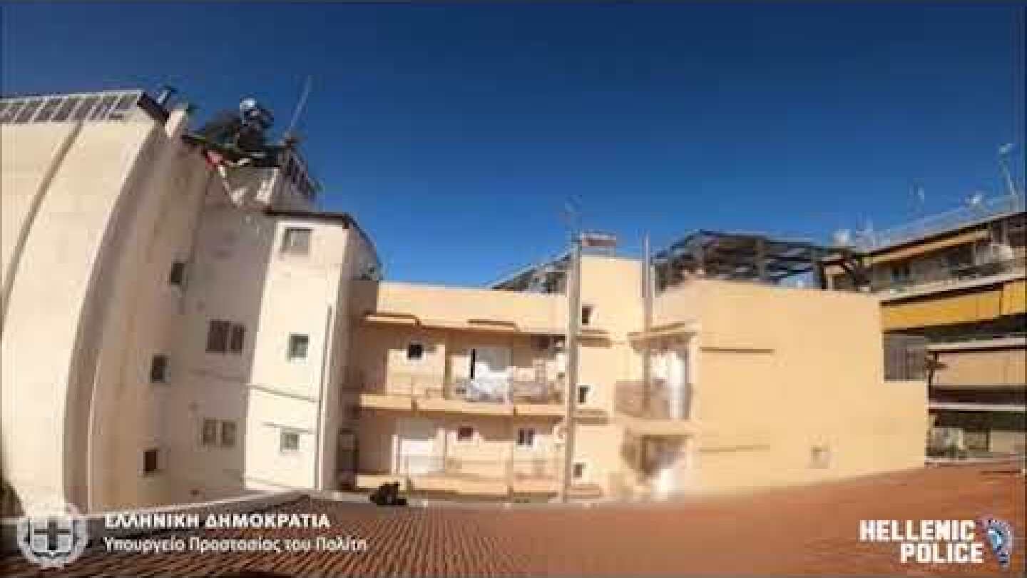 Επιχείρηση σύλληψης διαρρήκτη στην περιοχή της Ομονοίας