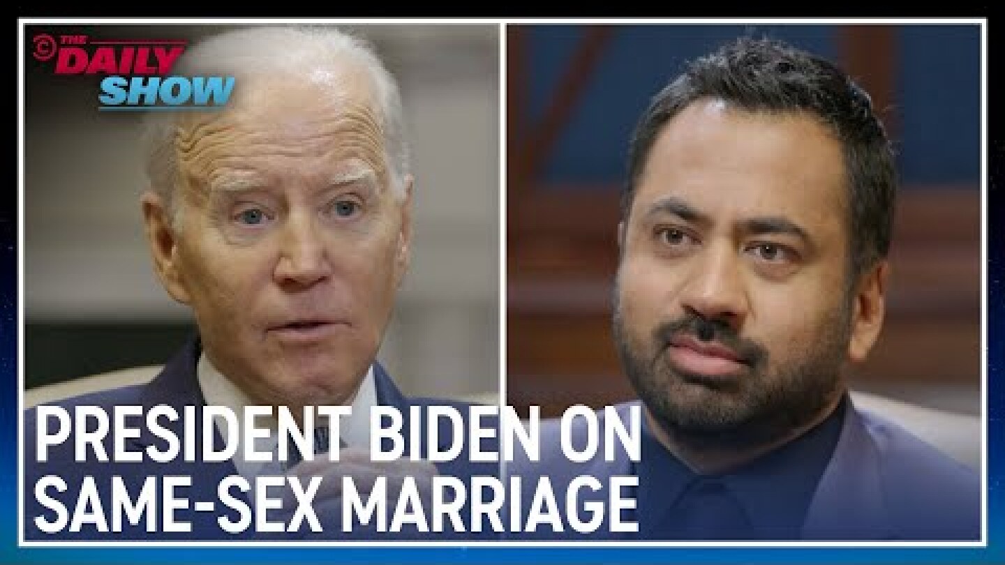 Kal Penn & President Biden Talk Same-Sex Marriage | The Daily Show