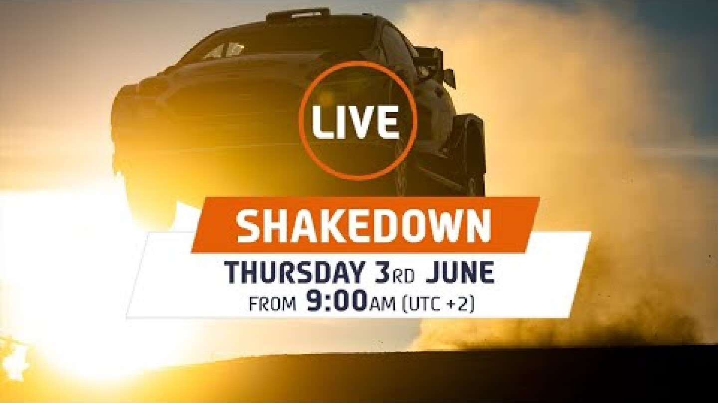 🔴  Shakedown LIVE! WRC Rally Italia Sardegna 2021