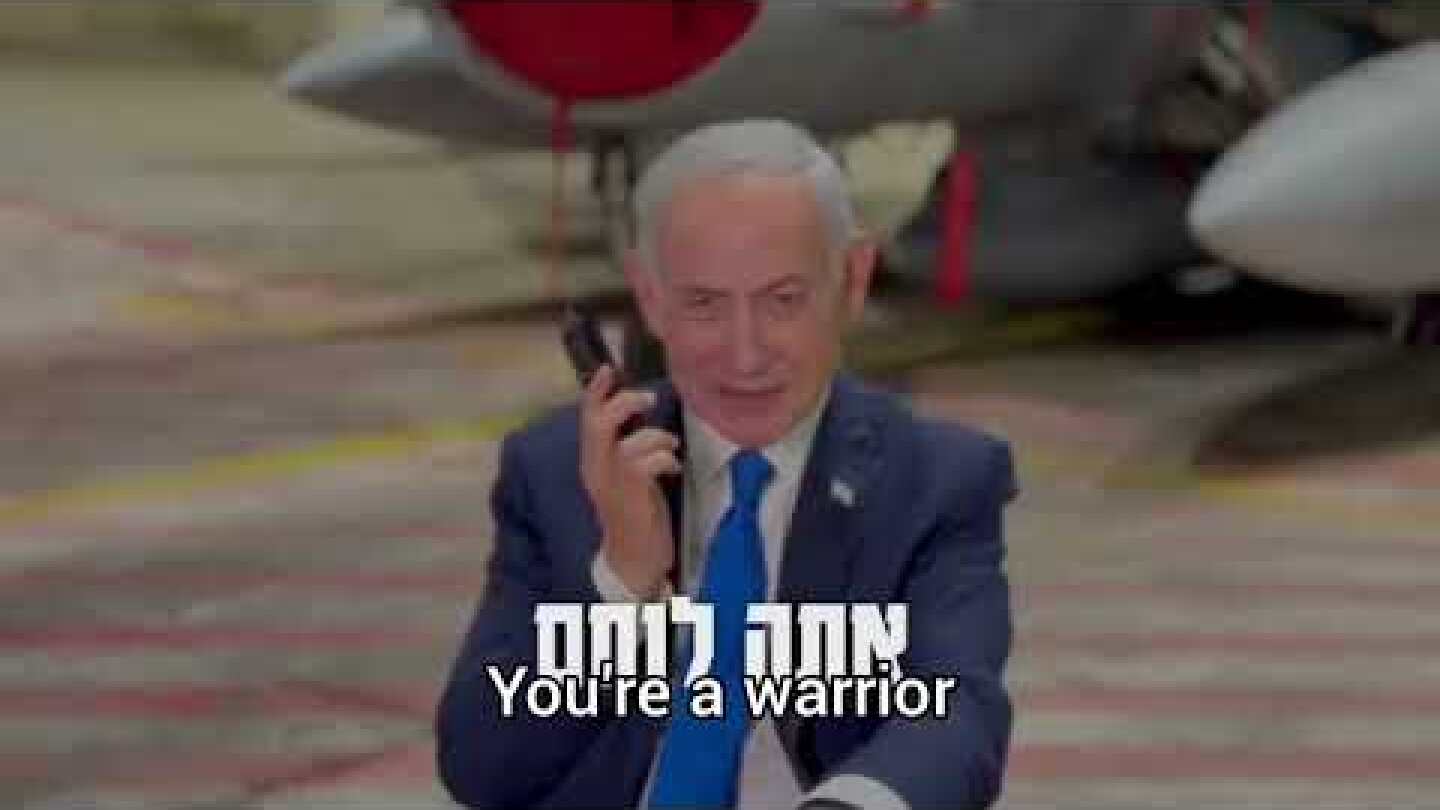 Prime Minister Benjamin Netanyahu and President Trump are talking on the phone.
