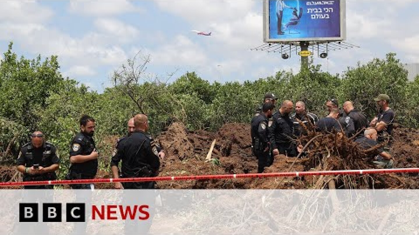 Houthi missile from Yemen hits near Israel's Ben Gurion airport | BBC News