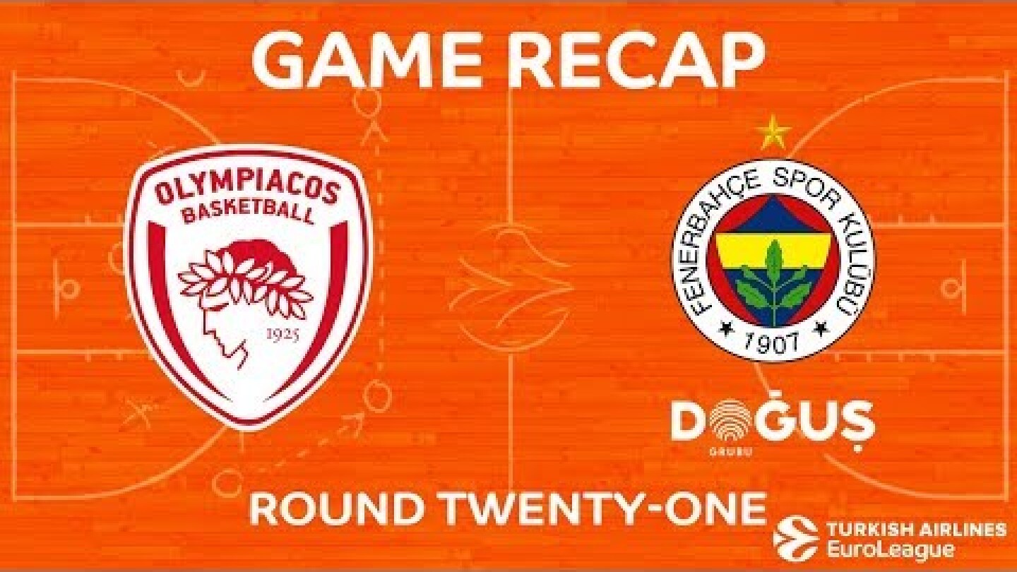 Highlights: Olympiacos Piraeus - Fenerbahce Dogus Istanbul