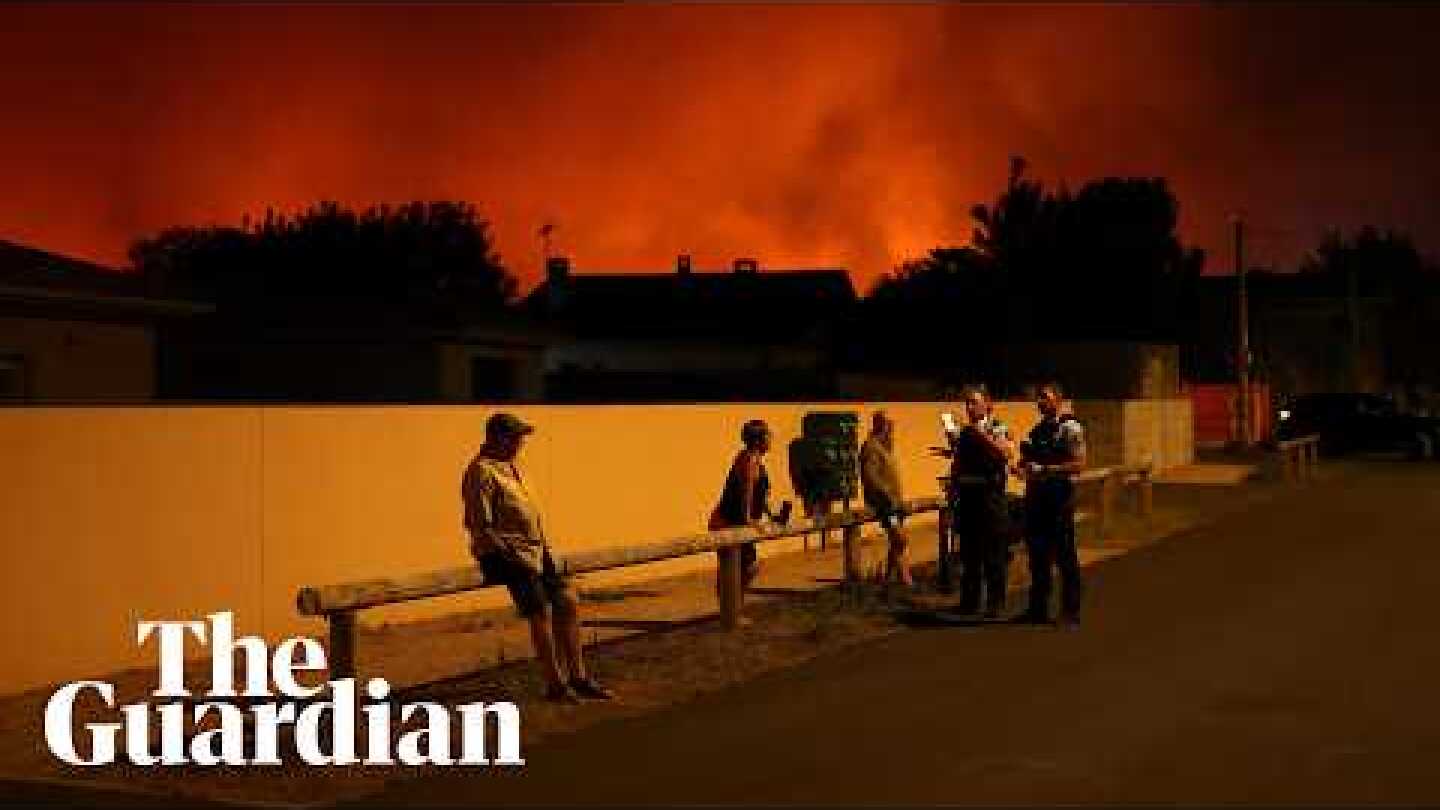 Thousands evacuated in south of France as wildfire rages across pine forest