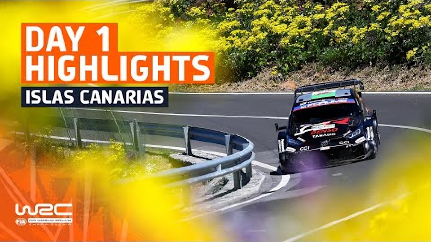 Day 1 Highlights | WRC Rally Islas Canarias 2025