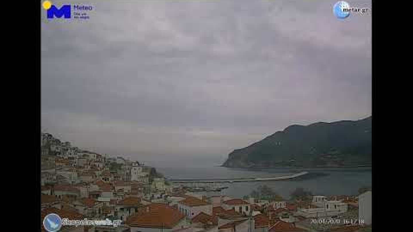 Meteo.gr: Σκόπελος 20/04/2020 - Ομίχλη μεταφοράς και νέφη