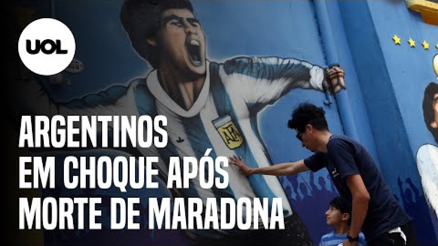 Morre Diego Maradona: argentinos choram morte do ídolo