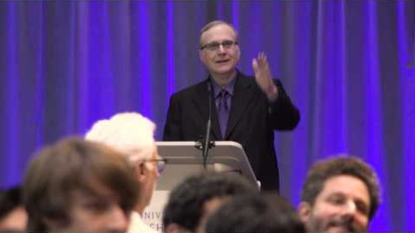 Paul Allen speaks at the University of Washington Computer Science & Engineering 50th Anniversary