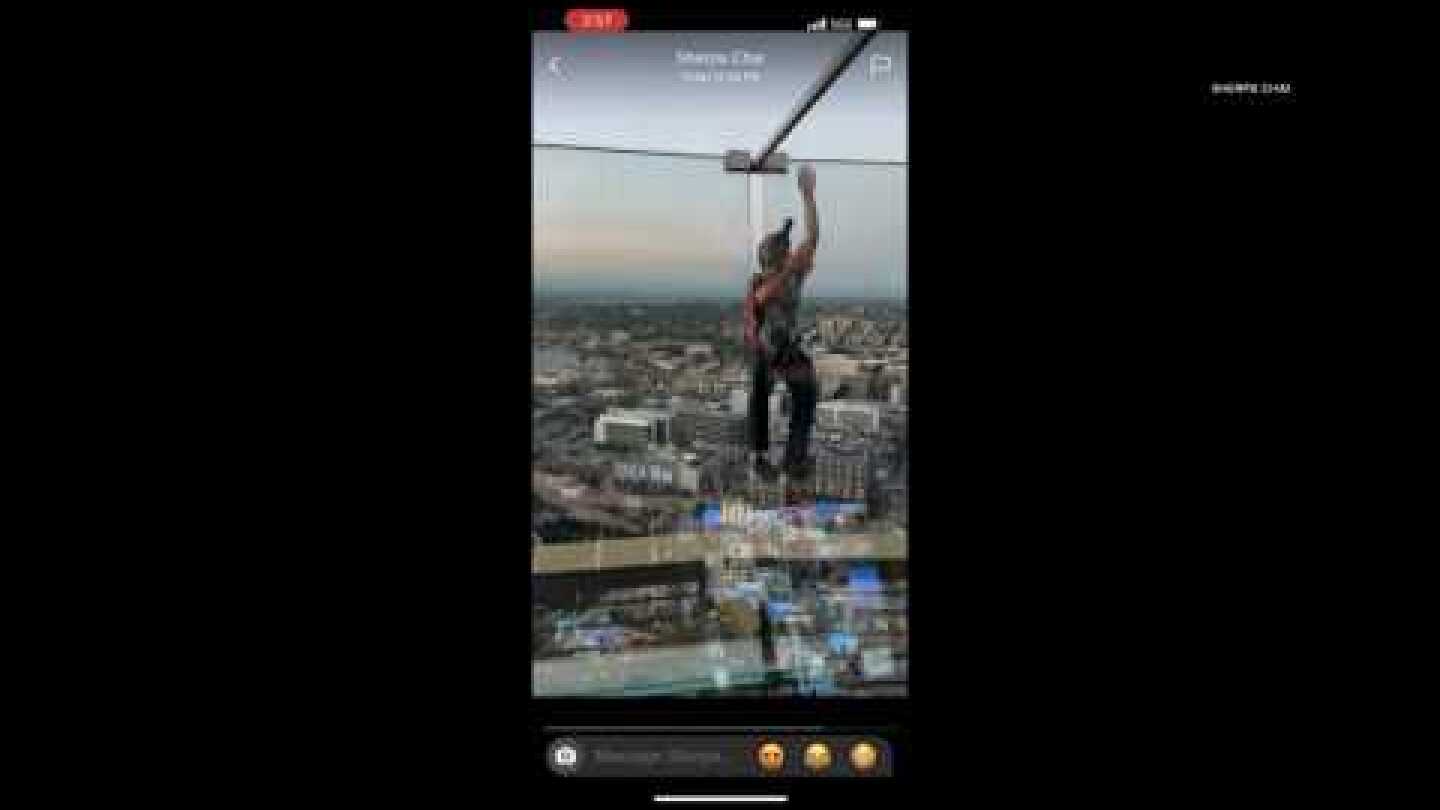 'They're gonna jump' | Video captures moment two men parachute off Seattle's Space Needle