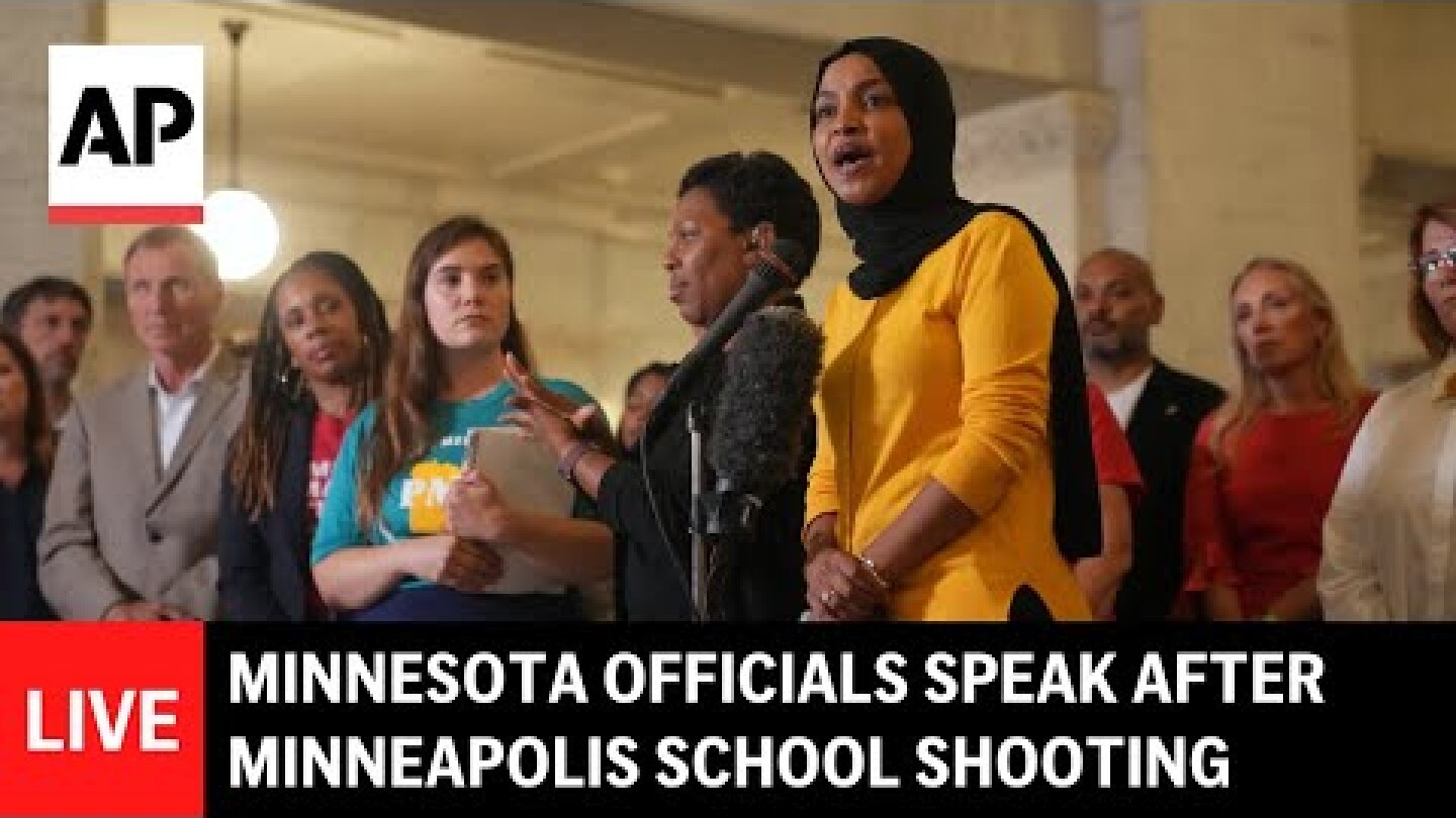 LIVE: Minnesota officials speak after Minneapolis school shooting