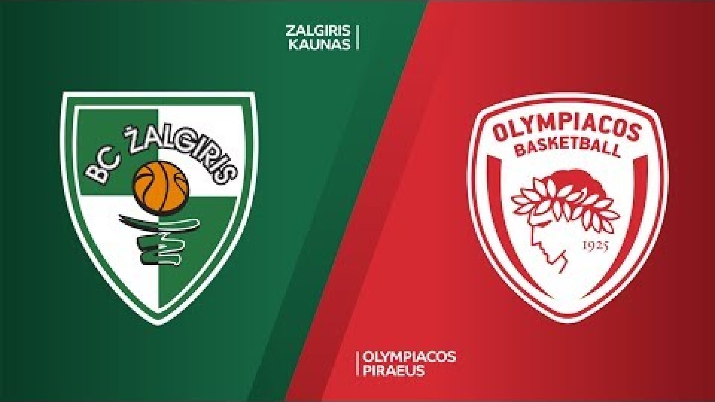 Zalgiris Kaunas - Olympiacos Piraeus Highlights | Turkish Airlines EuroLeague RS Round 11
