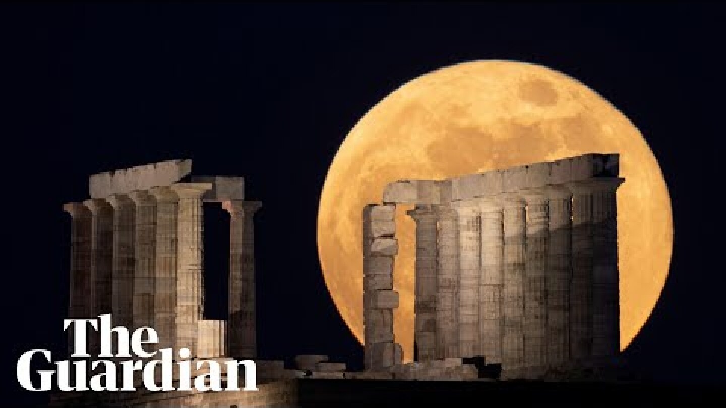 Super blood moon and lunar eclipse stun spectators around the world