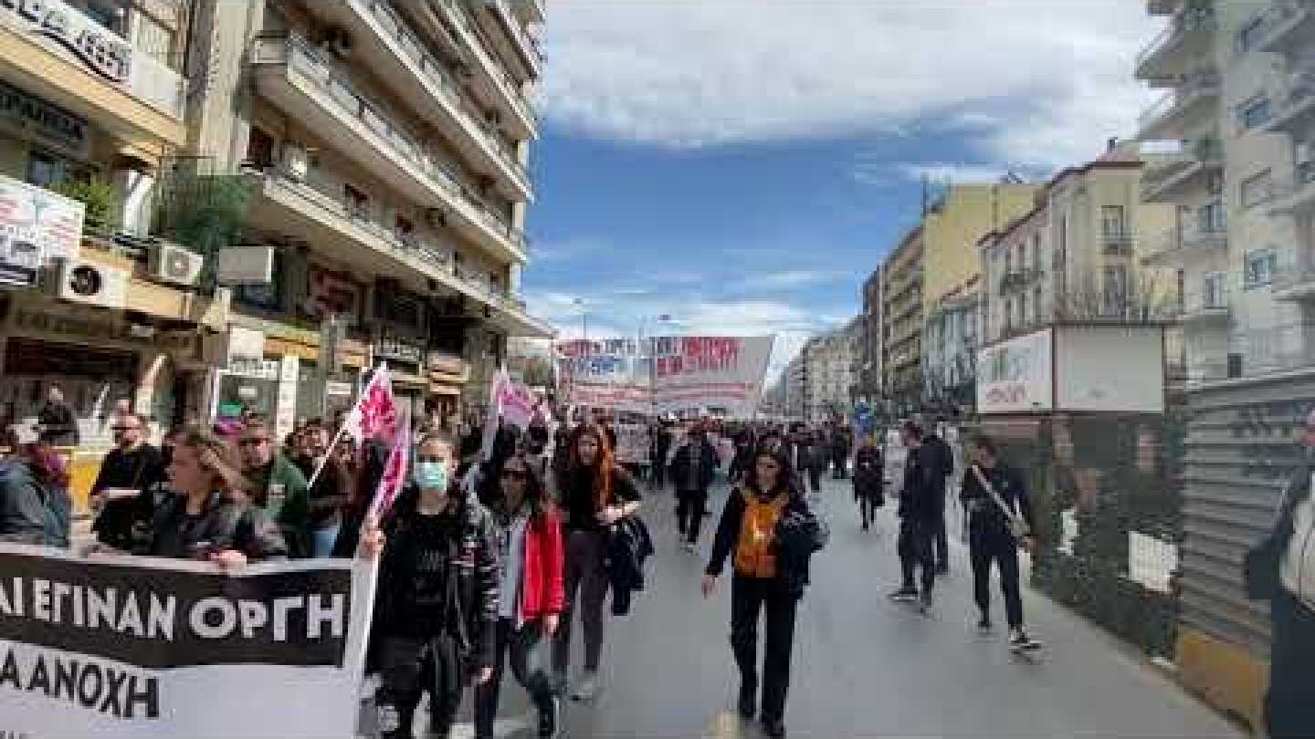 Thestival.gr Πορεία για την τραγωδία στα Τεμπη