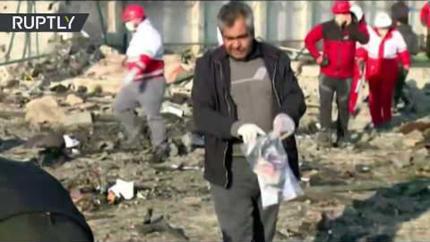 DISTURBING: Crash site of Boeing 737 where all 168 passengers & 9 crew on board were confirmed dead