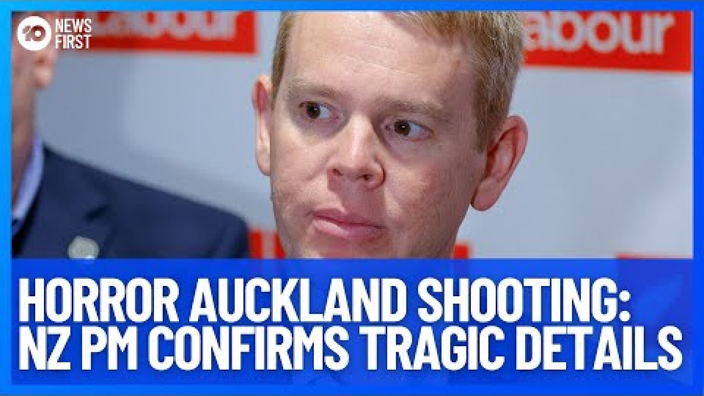 Two Killed In Auckland Building Site Shooting, New Zealand PM Chris Hipkins Addresses Media