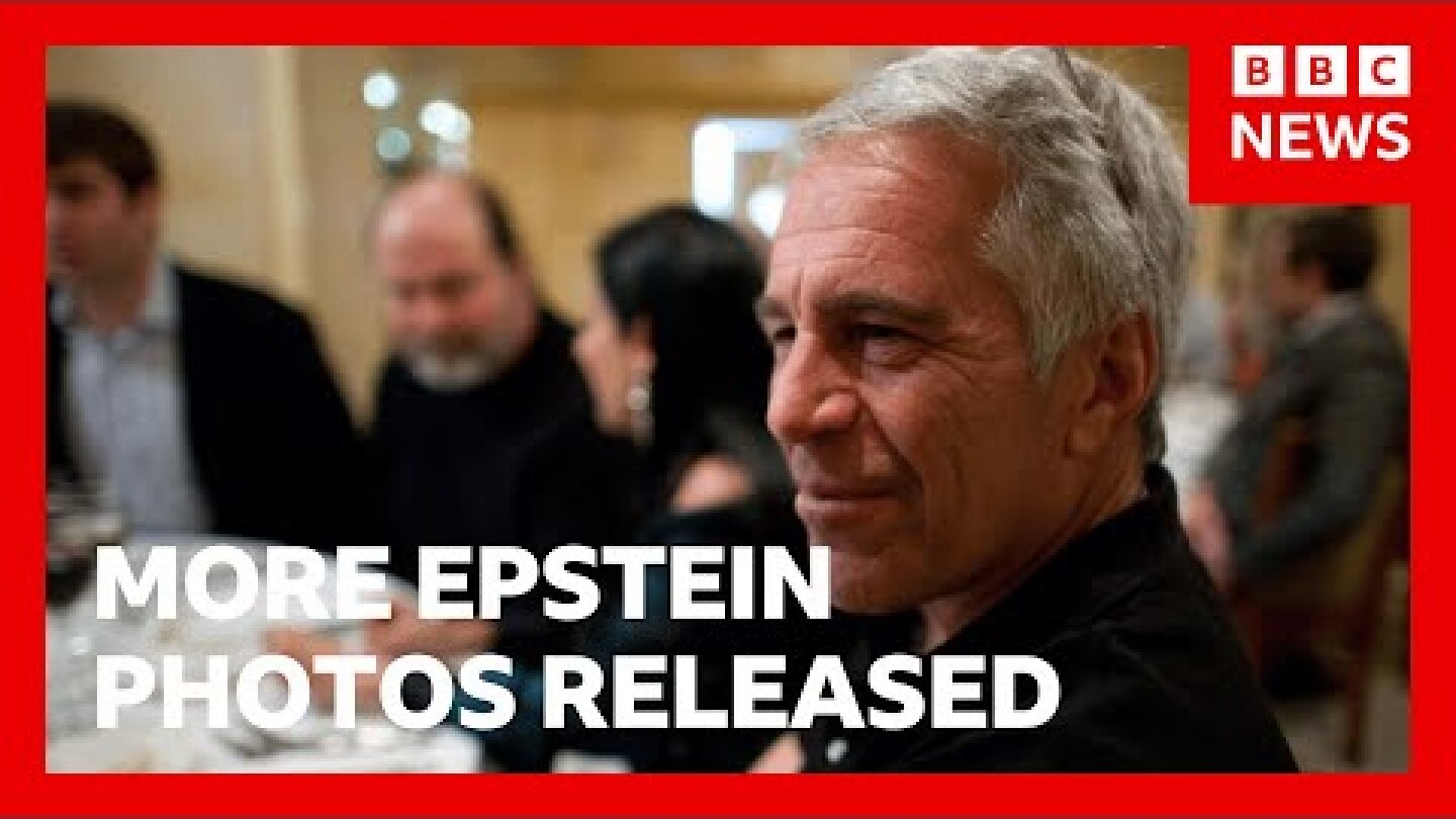 More photos from Epstein estate released by Democratic US lawmakers | BBC News