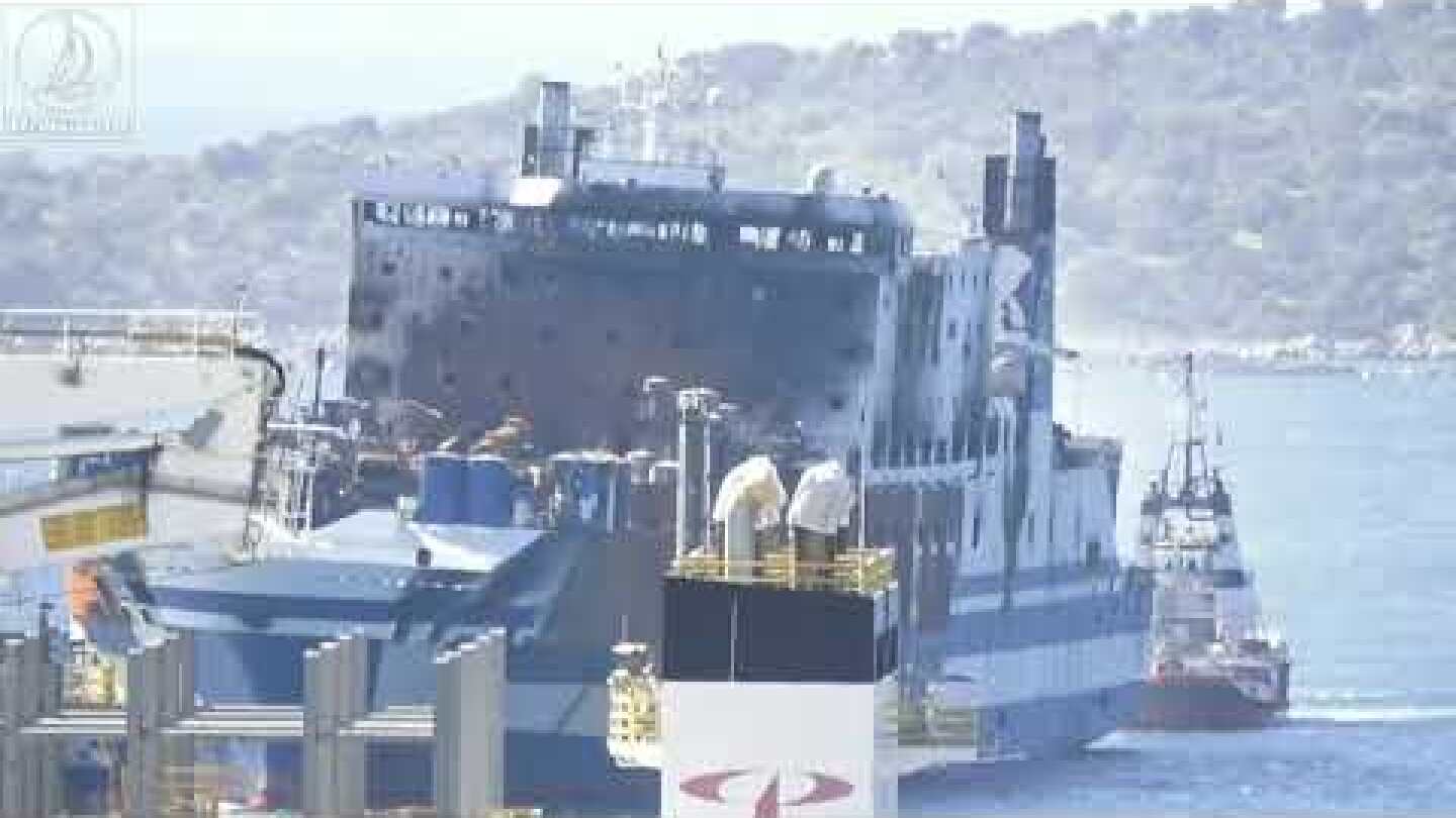 Ζωντανά από το Πλατυγιάλι Αστακού έφτασε το   Euroferry Olympia