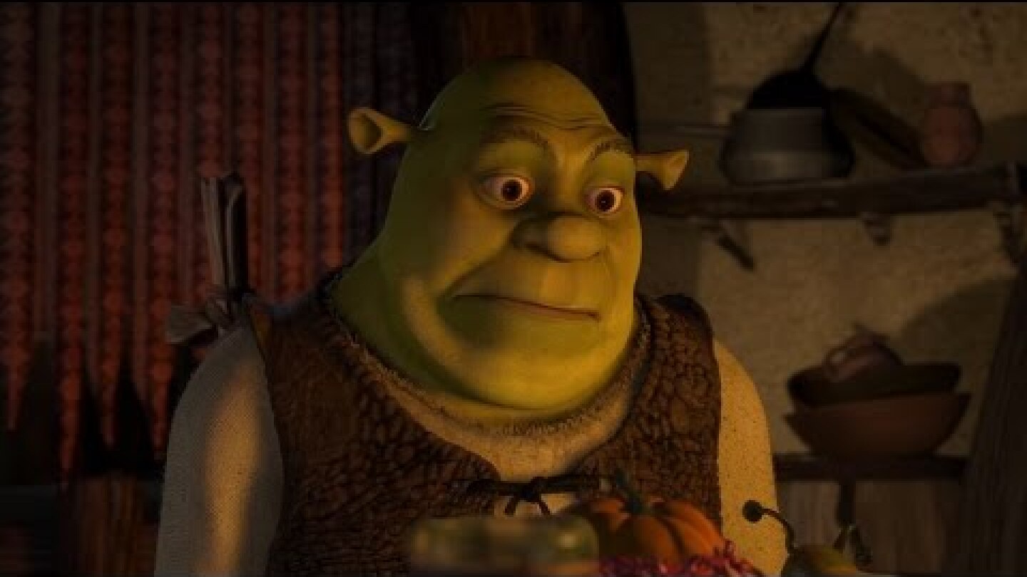 Shrek (2001) - 'Eating Alone' scene [1080]