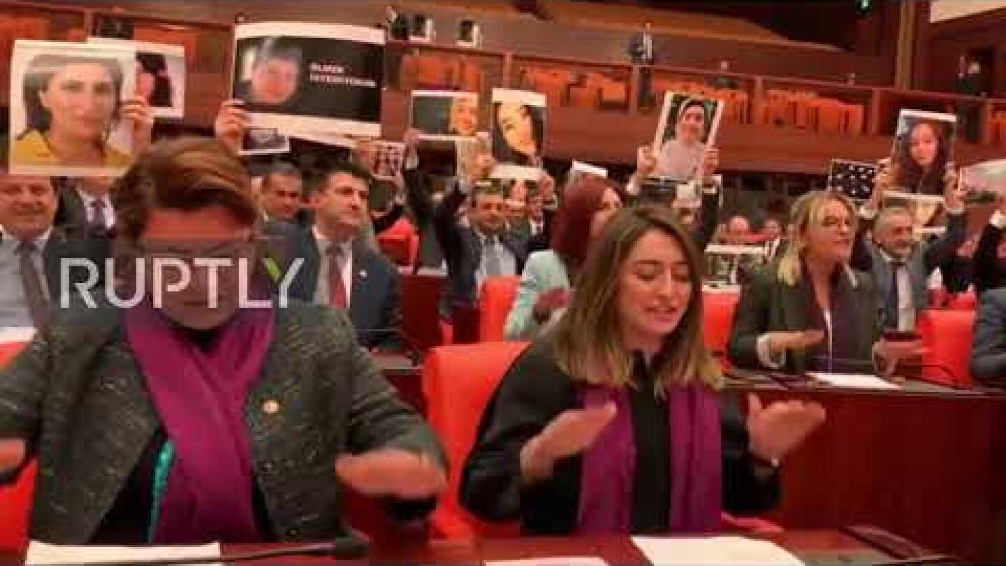 Turkey: Women lawmakers perform viral anti-femicide protest song in parliament