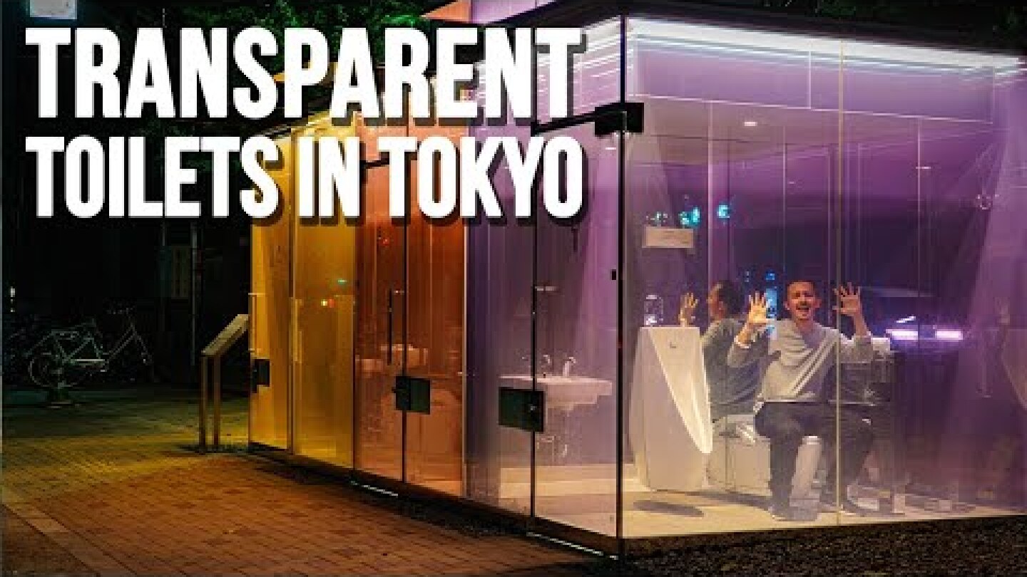 Transparent Toilets In Tokyo