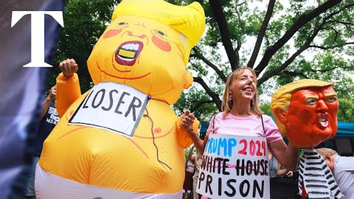 LIVE: Thousands protest Donald Trump ahead of inauguration