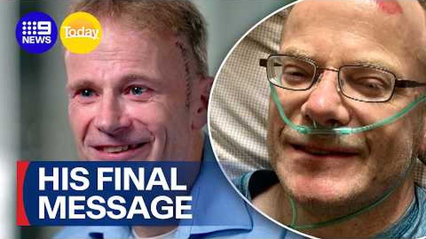 Open letter from Professor Richard Scolyer; Australian PM pays tribute | 9 News Australia