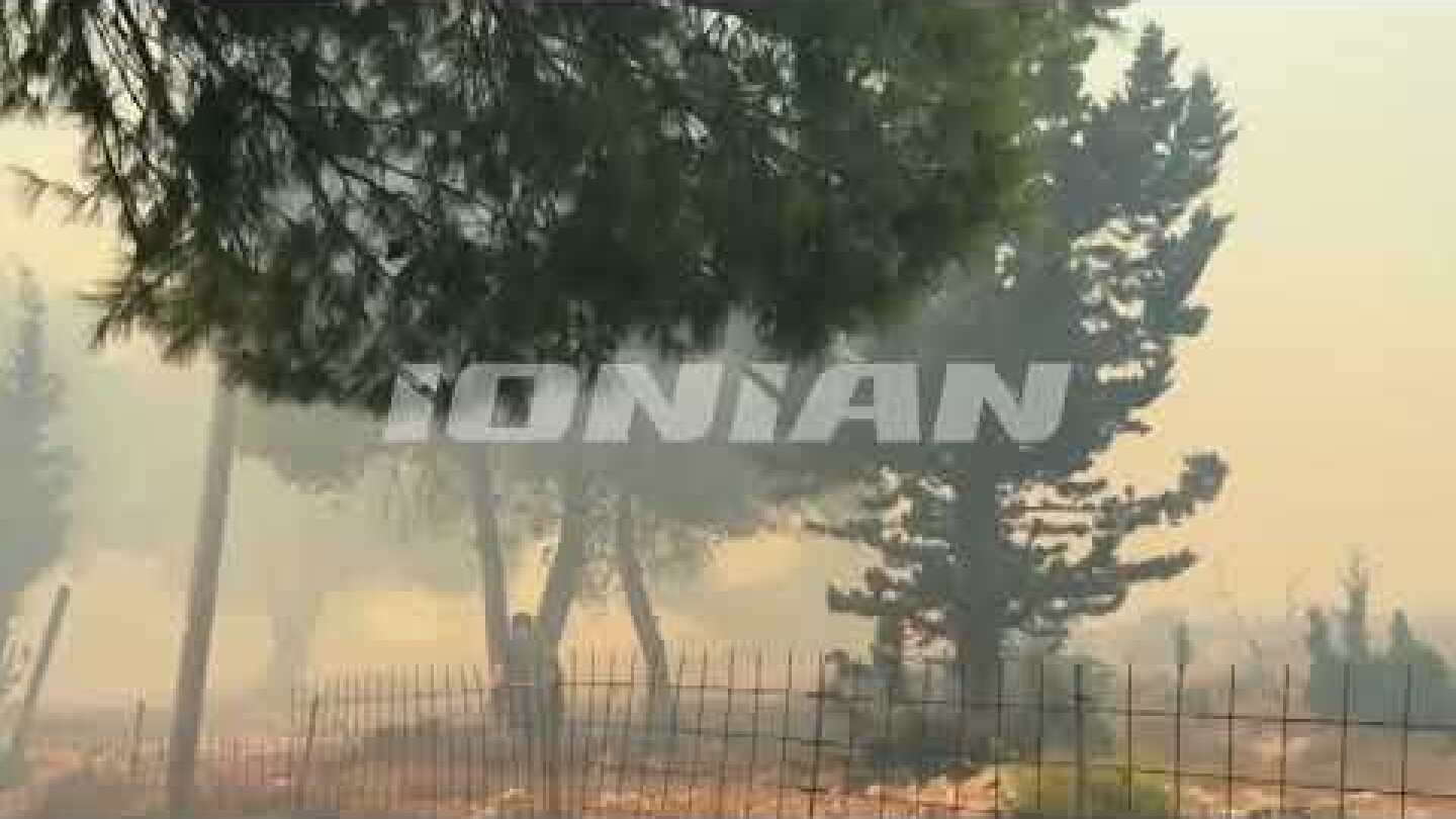 Ολική καταστροφή στον Αγαλά από την πυρκαγιά στη Ζάκυνθο -Κάηκε το εστιατόριο Δαμιανός 