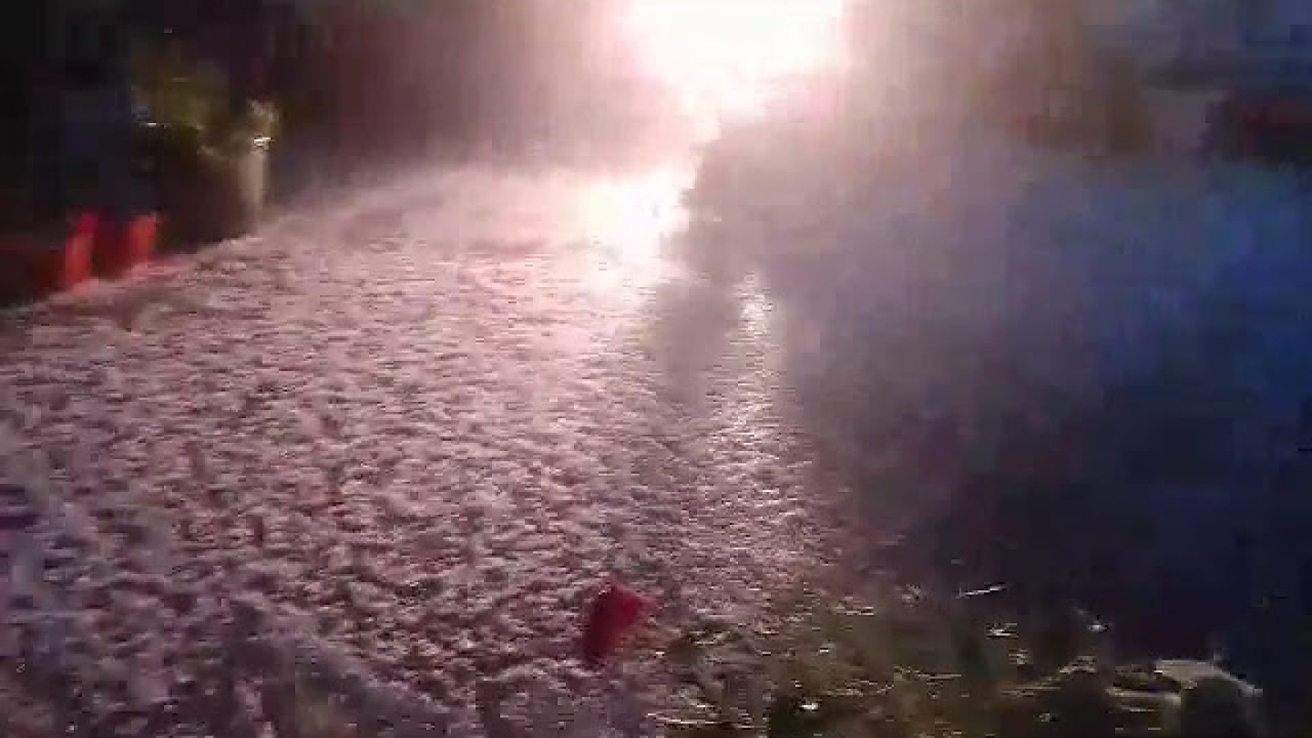 Χαλάζι στην Αναστασιά Σερρών 2