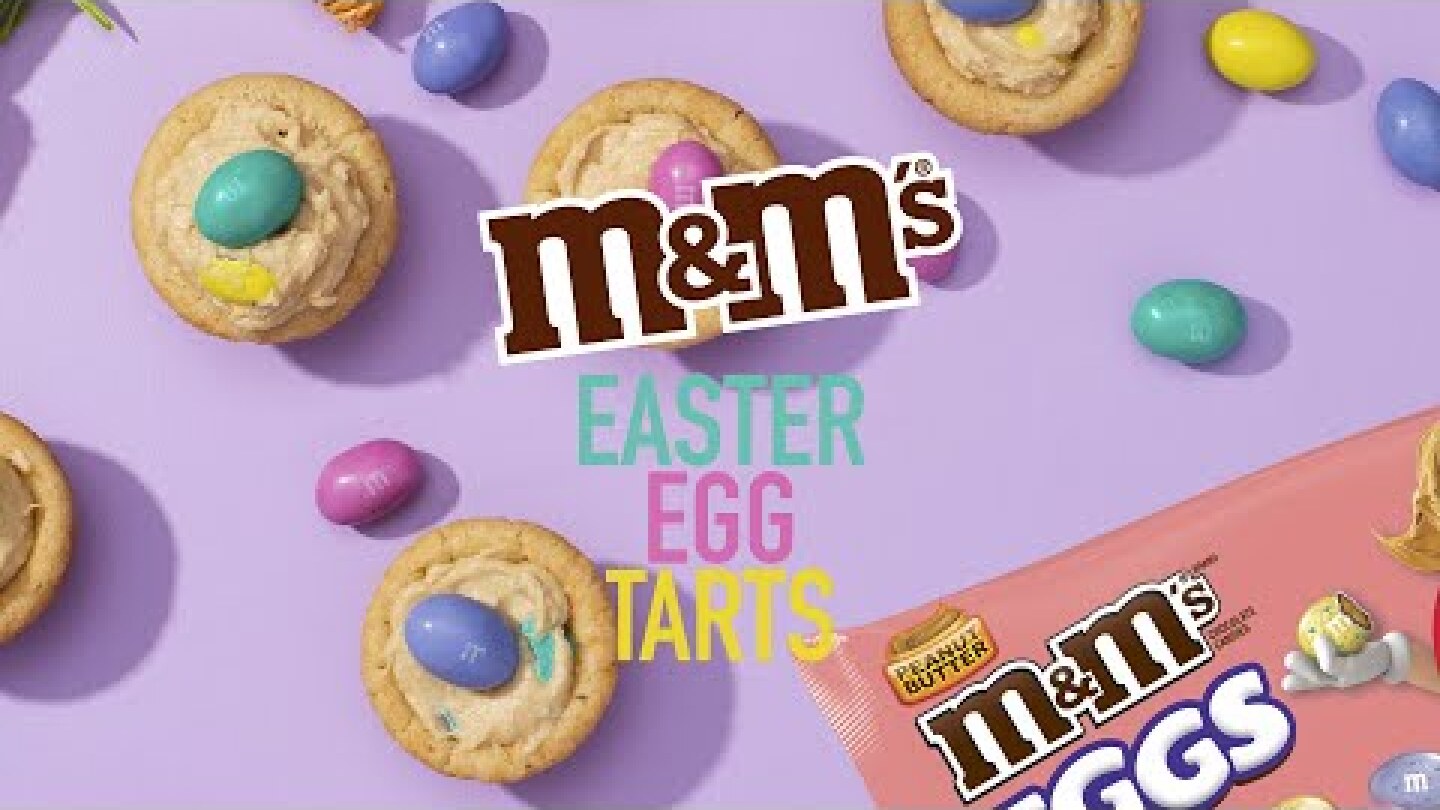 M&M'S Easter Egg Tarts