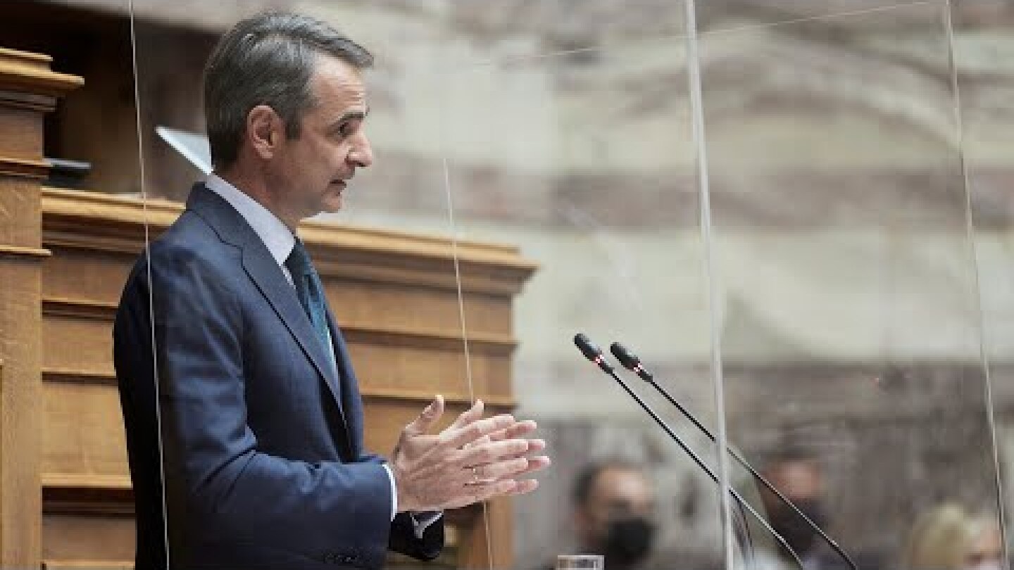 Ομιλία του Πρωθυπουργού Κυριάκου Μητσοτάκη στη Βουλή για το Ψηφιακό Πιστοποιητικό COVID-19