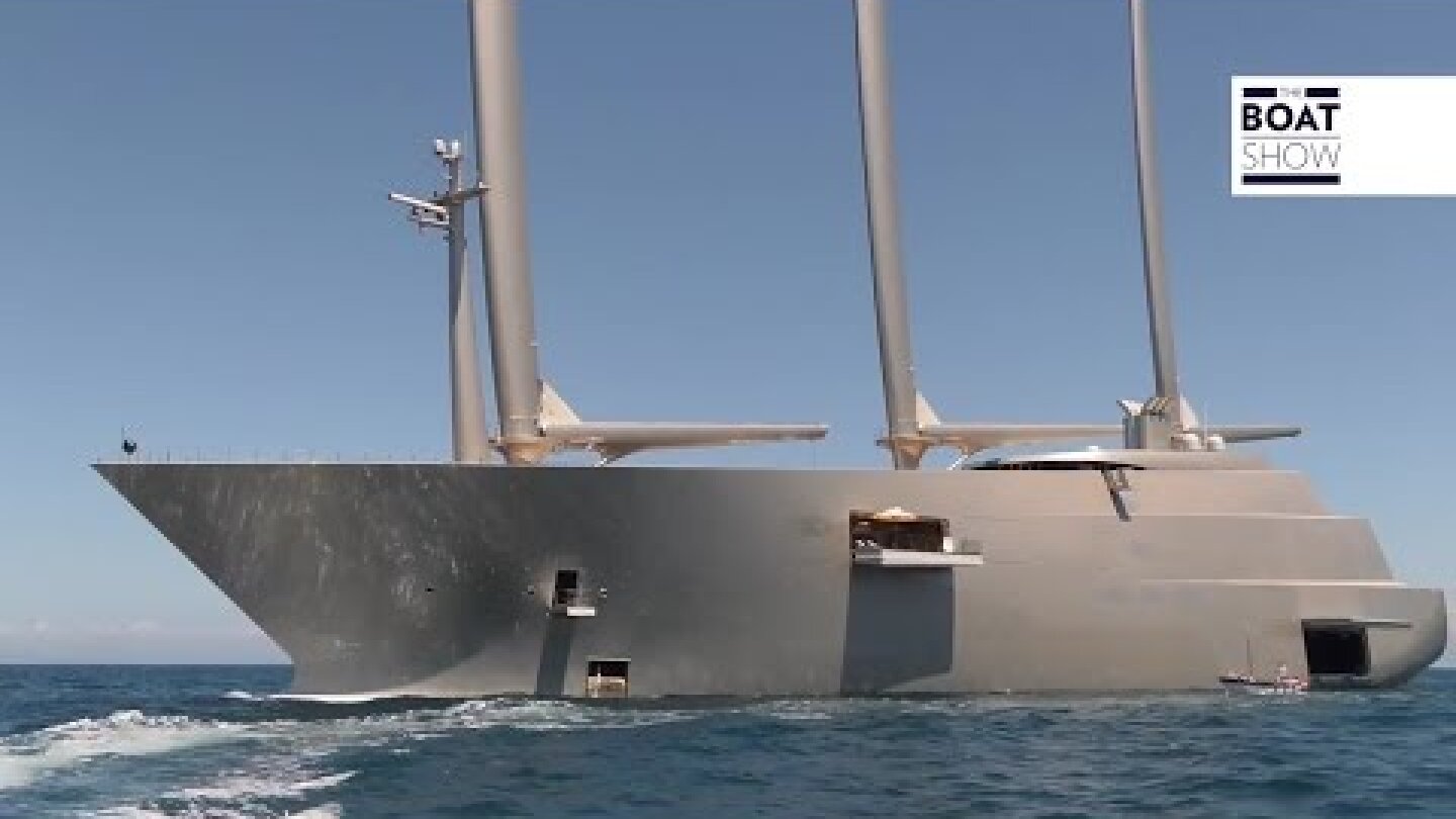"A" LARGEST SAILING SUPERYACHT IN THE WORLD SPOTTED IN CAPRI  - The Boat Show