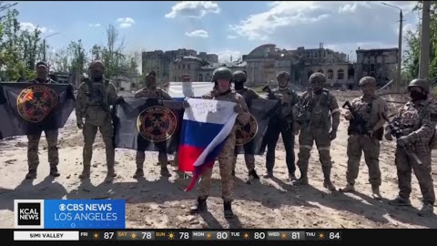 Wagner Group mercenaries enter Russian city, according to its chief